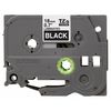 Brother Adhesive TZ Tape (R) Cartridge 0.70"x26-1/5ft., White/Black TZe345