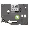 Brother Adhesive TZ Tape (R) Cartridge 0.35"x26-1/5ft., Black/White TZeS221