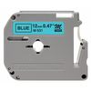 Brother Adhesive Label Tape Cartridge 0.47" x 26-1/5 ft., Black/Blue M531