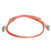 Monoprice Fiber Optic Patch Cord, LC/LC, 1m, Orange 2616