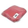 Zoro Select New Cotton Shop Towels 14" x 14", Red, 100 Sheets/pack 21825
