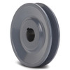 Zoro Select 3/4" Fixed Bore 1 Groove Standard V-Belt Pulley 3.25 in OD AK3234