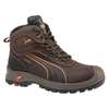 Puma Safety Shoes Size 11 Men's 6 in Work Boot Composite Work Boot, Brown 630225 11
