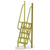 Tri-Arc 92 in Ladder, Steel, 5 Steps, Yellow Powder Coated Finish UCL7505242