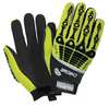 Hexarmor Hi-Vis Cut Resistant Impact Gloves, A8 Cut Level, Uncoated, L, 1 PR 4026-L (9)