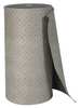 Brady Absorbent Roll, 39 gal, 24 in x 150 ft, Universal, Gray, Polypropylene MRO24-DP