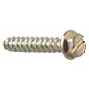 Zoro Select Con-Sert Screws Masonry Screw, 1/4" Dia., Flat, 2 1/2 in L, Carbon Steel Yellow Zinc, 100 PK 14212PS