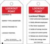 Brady Lockout Tag, 5-3/4 x 3 In, OSHA, Met, PK10 50194