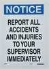 Brady OSHA Safety Poster, Unlaminated FD-SS2-L