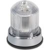 Edwards Signaling Warning Light, LED, 120VAC, White, 65 FPM 125XBRMW120A