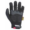 Mechanix Wear M-Pact Impact Resistant Work Gloves, Vibration Absorption, TPR, Black/Gray, Large, 1 Pair MPT-58-010
