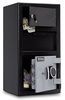 Mesa Safe Co Depository Safe, with Electronic 104 lb, 1.5 cu ft, Steel MFL2014EK