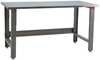 Benchpro Bolted Workbenches, Stainless Steel, 60" W, 30" to 36" Height, 1600 lb., Straight RN2460