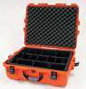 Nanuk Cases Orange Protective Case, 25.1"L x 19.9"W x 8.8"D 945S-020OR-0A0