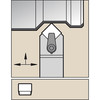 Widia Toolholder, ISO C Clamping CSDPN2020K12