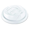 Dart Lid for 12 to 24 oz. Hot/Cold Cup, Dome, Reclosable, Sip Through, White, Pk1000 16RCL