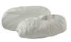 Dupont Tyvek Isoclean Shoe Covers, M, 5in, Wht, Elastic Top, PK300 IC461SWHMD03000B