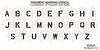 Rae Pavement Stencil, 8 in, Alphabet Kit, 1/8 STL-108-8085