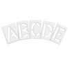 Rae Pavement Stencil, 10 in, Alphabet Kit, 1/16 STL-116-8105