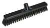 Vikan 16 in Sweep Face Broom Head, Soft/Stiff Combination, Synthetic, Black 31749