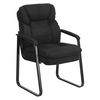 Flash Furniture Executive Side Reception Chair, 26"L36"H, Curved Padded, ContemporarySeries GO-1156-BK-GG