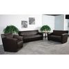 Flash Furniture Living Room Set, 30" x 31-1/4", Upholstery Color: Brown 222-SET-BN-GG