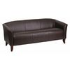 Flash Furniture Sofa, 29" x 29", Upholstery Color: Brown 111-3-BN-GG