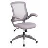 Flash Furniture Mesh Contemporary Chair, 17" to 21", Adjustable Arms, Gray BL-ZP-8805-GY-GG