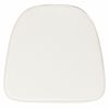 Flash Furniture Chiavari Chair Cushion, 16W15-1/2"L1.75H, FabricSeat BH-IVORY-GG