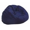 Flash Furniture Bean Bag Chair, 30"L18"H DG-BEAN-SMALL-SOLID-BL-GG