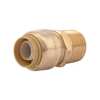 Sharkbite Push-to-Connect, Threaded Male Adapter, 1/2 in Tube Size, Brass, Brass U120LF