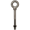 Ken Forging Machinery Eye Bolt With Shoulder, 1/4"-20, 2 in Shank, 1/2 in ID, 316 Stainless Steel, Plain N2021-316SS-2