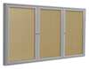 Ghent Enclosed Outdoor Bulletin Board 72 x 36", Vinyl PA33672VX-181