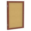 Ghent Enclosed Cork Bulletin Board 36x24", 1 Door PW13624K