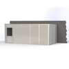 Porta-King 3-Wall Modular In-Plant Office, 8 ft H, 20 ft W, 10 ft D, Gray VK1DW 10'X20' 3-WALL