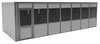 Porta-King 4-Wall Modular In-Plant Office, 8 ft H, 28 ft W, 12 ft D, Gray VK1DW 12'X28' 4-WALL