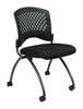 Office Star Chair, Folding, Fabric/Metal, 250 lb., PK2 83220-30