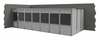 Porta-King 2-Wall Modular In-Plant Office, 8 ft H, 28 ft W, 12 ft D, Gray VK1STL 12'X28' 2-WALL