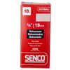 Senco Collated Finishing Nail, 3/4 in L, 18 ga, Galvanized, Brad Head, Straight, 5000 PK AX11EAA