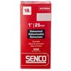 Senco Collated Finishing Nail, 1 in L, 18 ga, Galvanized, Brad Head, Straight, 5000 PK AX13EAA