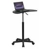 Flash Furniture Computer Desk, 13" D X 25" W X 27-1/2" to 37-1/2" H, Black, Laminate NAN-JN-2792-GG