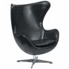 Flash Furniture Egg Chair, 30" L 43" H, Integrated Curved, Modern Series ZB-9-GG