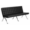 Flash Furniture Sofa, 32" x 35", Upholstery Color: Black ZB-FLASH-801-SOFA-BK-GG