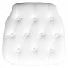 Flash Furniture Tufted Chair Cushion, White Vinyl SZ-TUFT-WHITE-GG