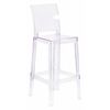 Flash Furniture Ghost Barstool, Square Back OW-SQUAREBACK-29-GG