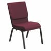 Flash Furniture Fabric Church Chair, Burgundy XU-CH-60096-BYXY56-GG