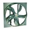 Dayton Medium Duty Exhaust Fan with Motor and Drive Package, 24 in Blade Dia, 115/208-230V AC, 1/2 hp 7M7W3