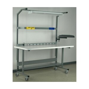 Ergonomic Adjustable-Height Frame with Work Bench