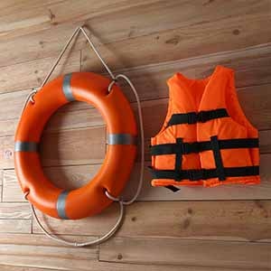 floatation vest and buoy