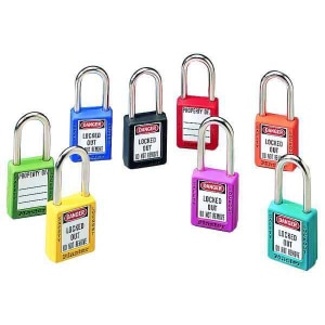 multicolor padlock set